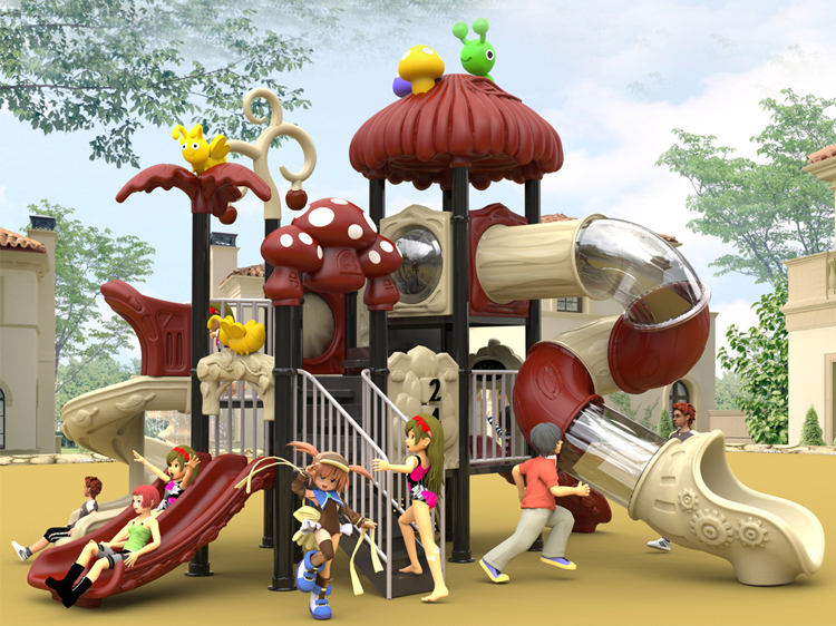 A32 豪华蘑菇动物小滑梯mushroom and animal playground-BV750+8615989279205