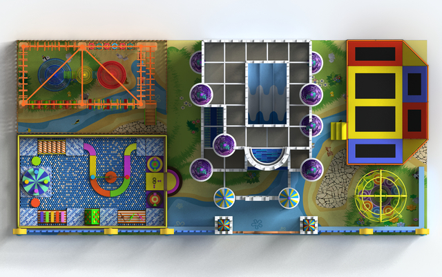 Large Castle-Themed Indoor Playground for Malls & Family Centers(HHK-9995)