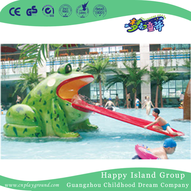 Water Game Equipment FRP Slide With Turtle For Children (HHK-11105)
