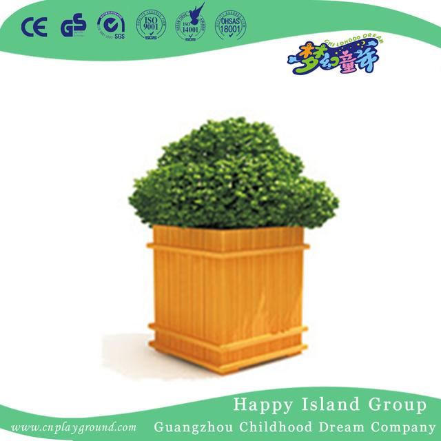 Outdoor Park Double Combination Flowerpot (HHK-14813)