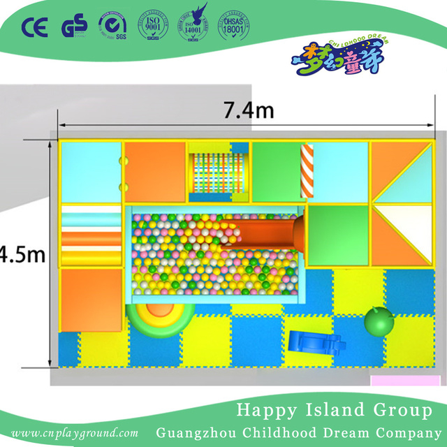 Half Open Commercial Children Small Indoor Playground (JD-hld130403)