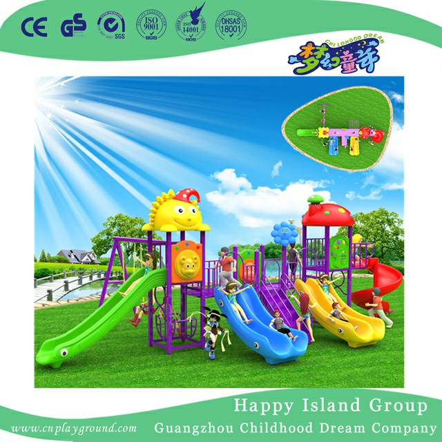 Outdoor Kindergarten Slide Children Playground For Promotion (BBE-B1)