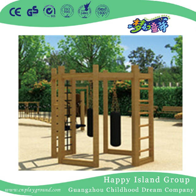 Outdoor Small Children Strop Wooden Playground (HHK-1901)