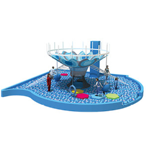 Ball pool rope net play structure(HLD-09803)