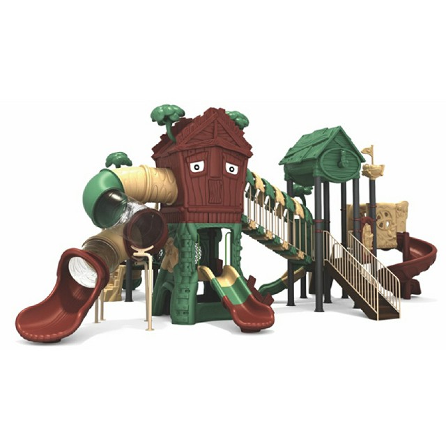 Outdoor Commercial Tree House Slide Playground For Children (ML-2002302)