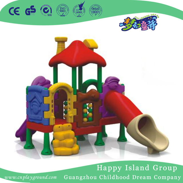 Indoor Children Plastic Small Slide Playground (WZY-473-17)