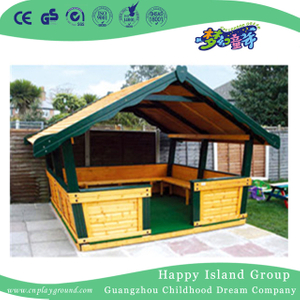 Outdoor Wooden Relaxing Pavilion Public Facility (HHK-14912)