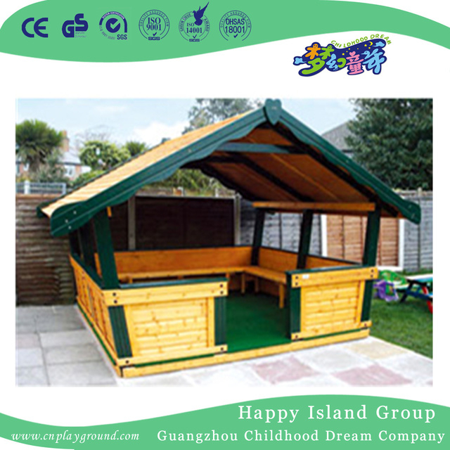 High Quality Outdoor Wooden Pavilion Public Facility (HHK-14911)