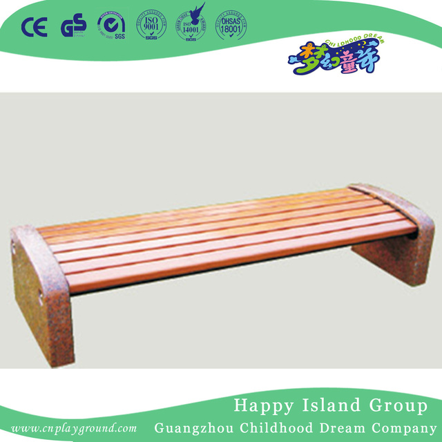 Modern Patio Wooden Leisure Bench Equipment (HHK-14603)
