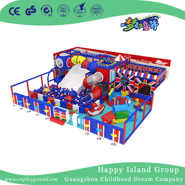 Kindergarten Brown Middle Animal Cartoon Indoor Playground (TQ-180706)