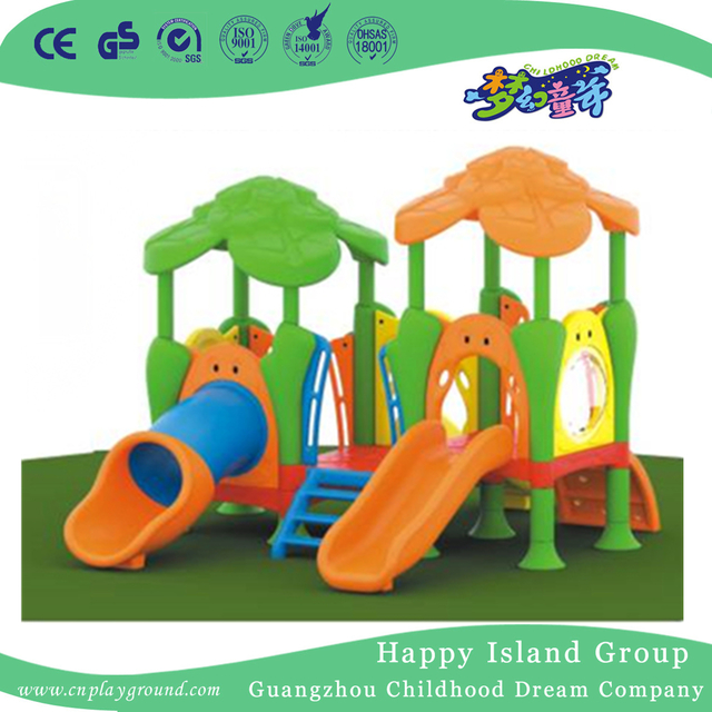 Outdoor Bright Color Children Small Slide Playground (WZY-418B))