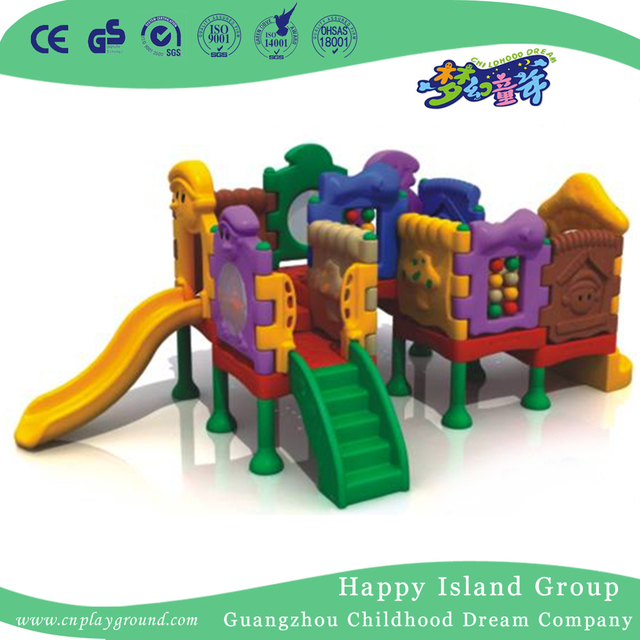 Indoor Plastic Small Combination Slide Playground Equipment (WZY-473-42)