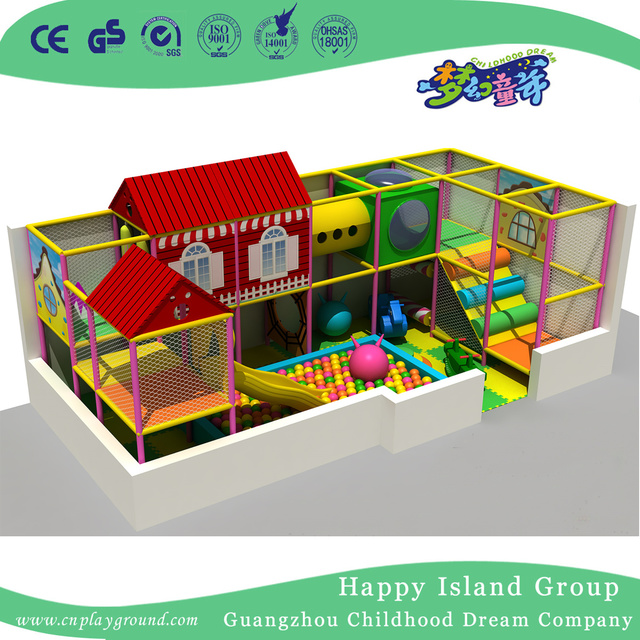 Preschool Cartoon Closed Small Indoor Playground Equipment (JD-hld130227)