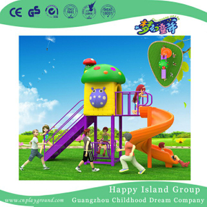 Outdoor Small Mushroom House Children Playground With S Slide (BBE-A12)