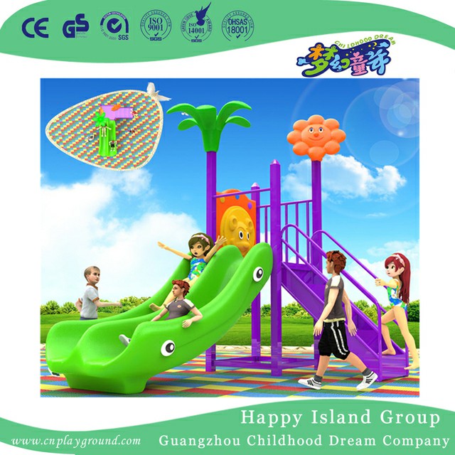 Cartoon Small Single Slide Children Playground (BBE-A48)