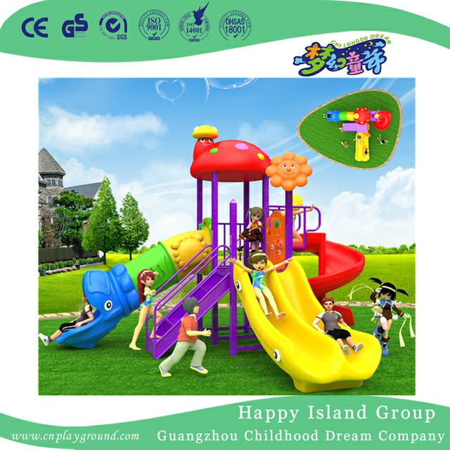Preschool Colorful Plastic Slide Children Playground (BBE-A62)