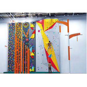 Indoor climbing wall with safety ropess(HLD-10301)