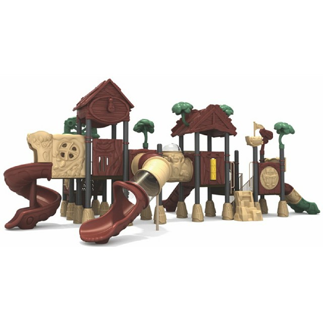 Outdoor Commercial Tree House Slide Playground For Children (ML-2002302)