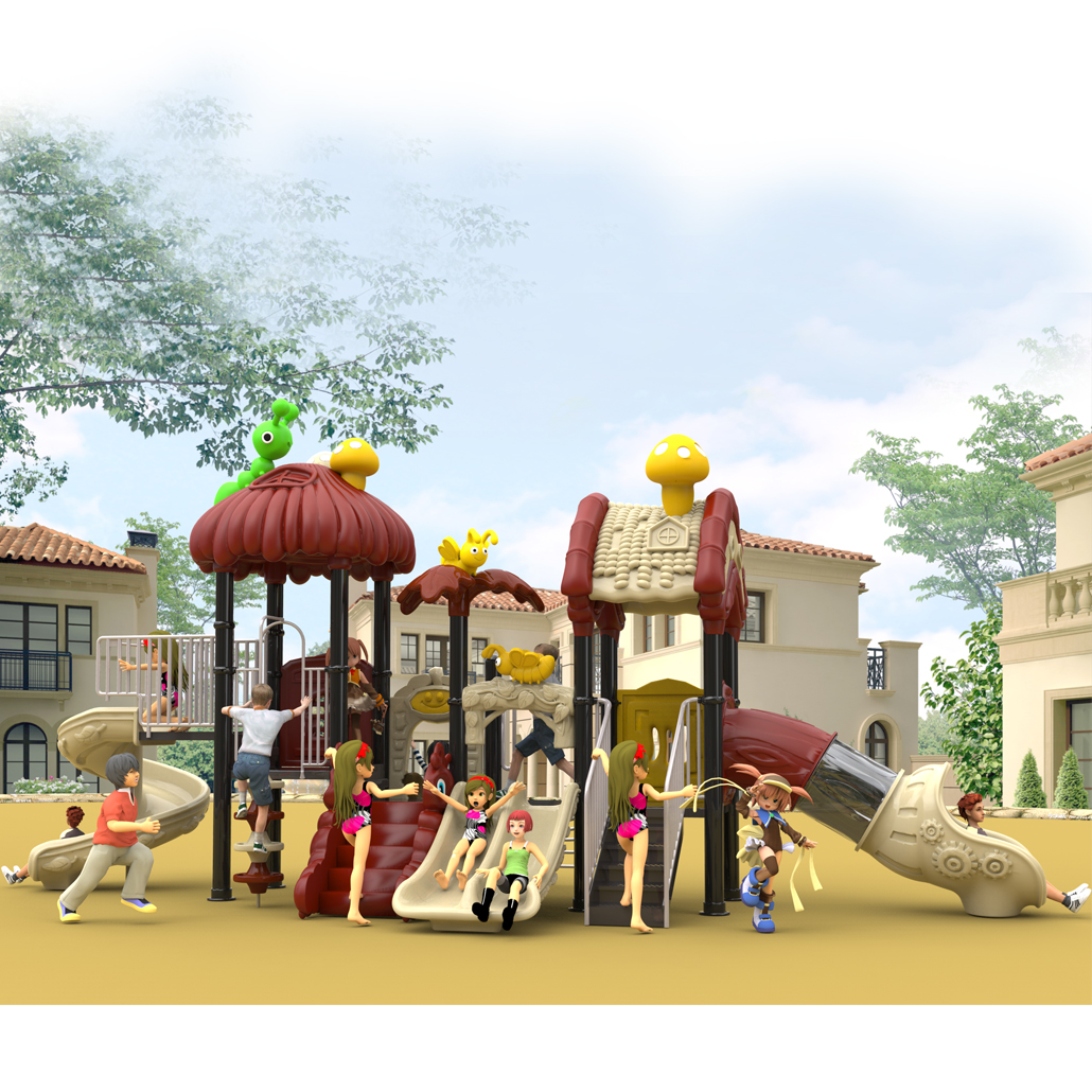 2021 New Design Luxury Villa Playground with Chocolate Mushroom and Animal Cartoon (H21-A032)
