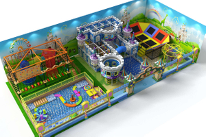 Large Castle-Themed Indoor Playground for Malls & Family Centers(HHK-9995)