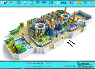Large Castle-Themed Indoor Playground for Malls & Family Centers(HHK-20160630)