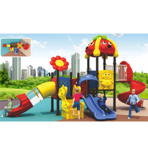 Playground equipment with cartoon monkey and flower and swing sets for sell HKDLSZS09301