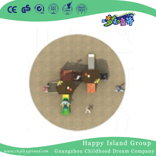 Outdoor Animal Bee PE Board Combination Slide Toddler Playground (1920303)