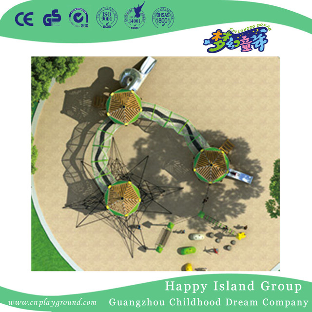 Outdoor Middle Climbing Combination Playground For Amusement Park (HHK-4201)