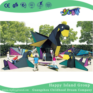 Outdoor Black Paper Crane Animal Slide Playground (HHK-2901)