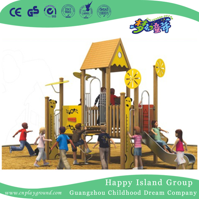Middle Kindergarten PE Board Combination Slide Toddler Playground (1920603)