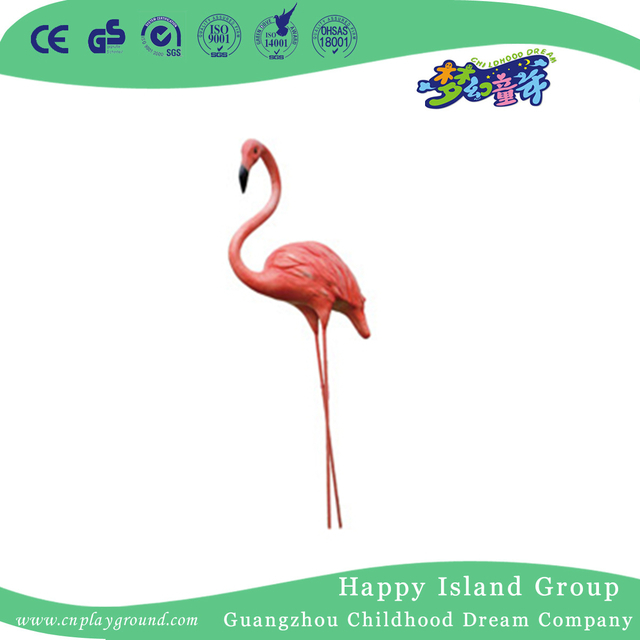 Outdoor Middle Animal Sculpture Flamingos Equipment (HHK-12901)