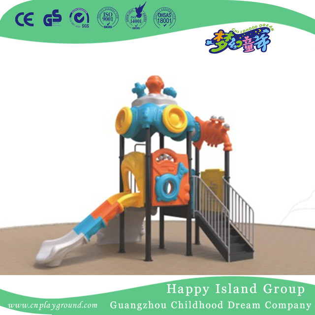 Outdoor Small Plastic Slide Toddler Combination Playground (1912102)