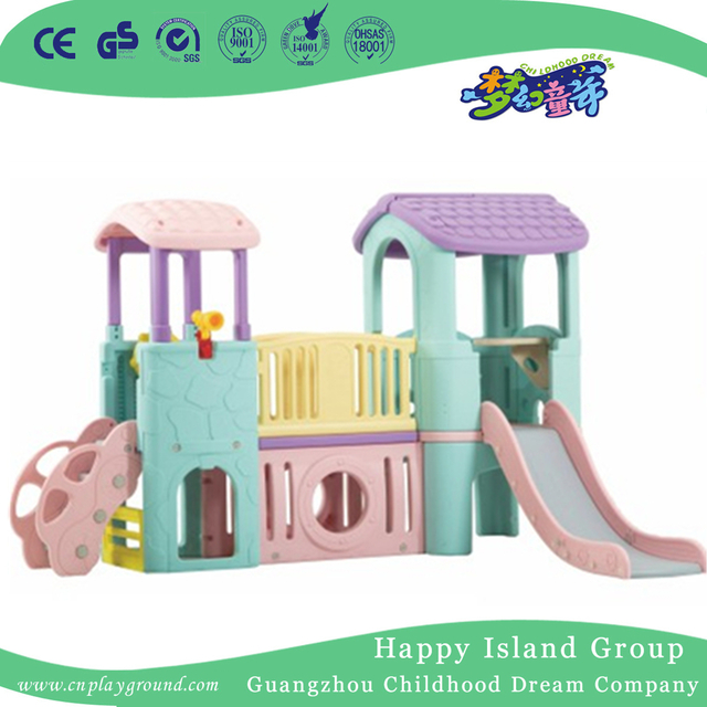 Indoor Kindergarten Plastic Small Slide Playground (ML-2011701)