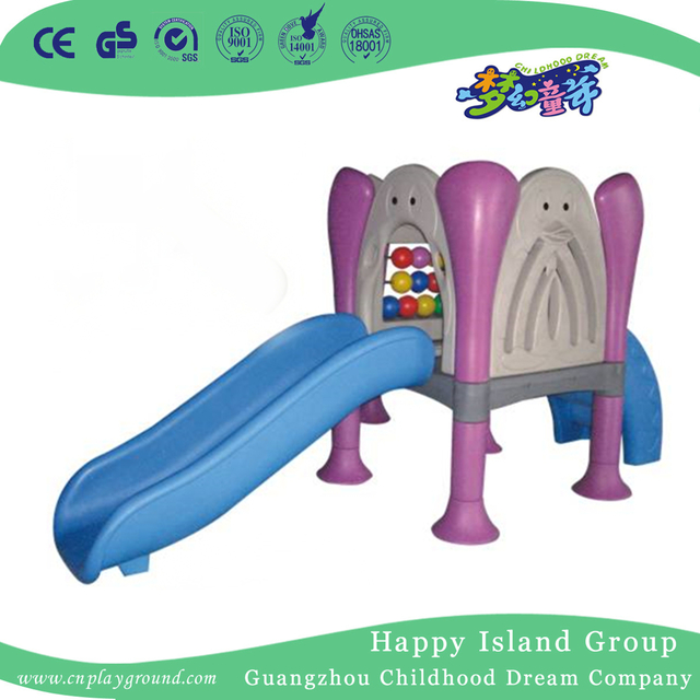 Hot Sale Indoor Plastic Small Slide Playground Equipment (WZY-429)
