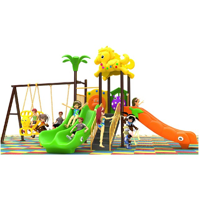 Toddler Swing And Slide Playground For Garden (BBE-N41)