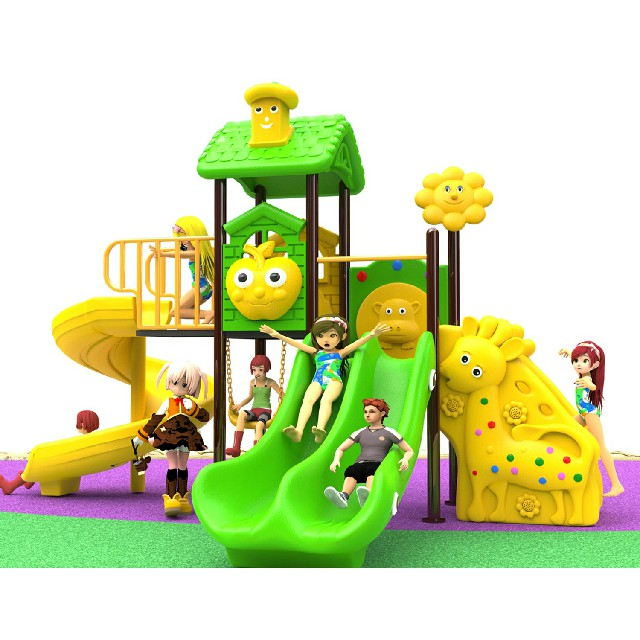 Kindergarten Cartoon Elf Children Slide Playground(BBE-N12)