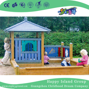 Outdoor Kids Play Pavilion And Sand Pool Combination Public Facility (HHK-14908)