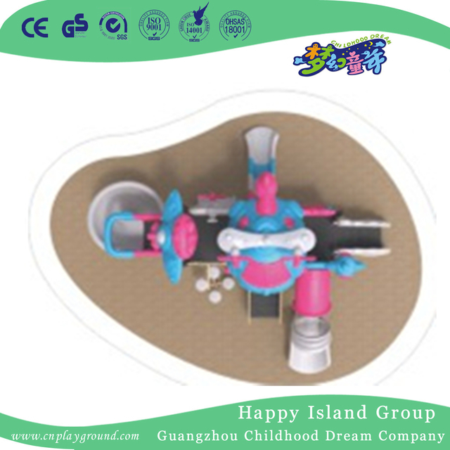 Outdoor Funny Machine Sea Sky Series Toddler Slide Playground (1914301)