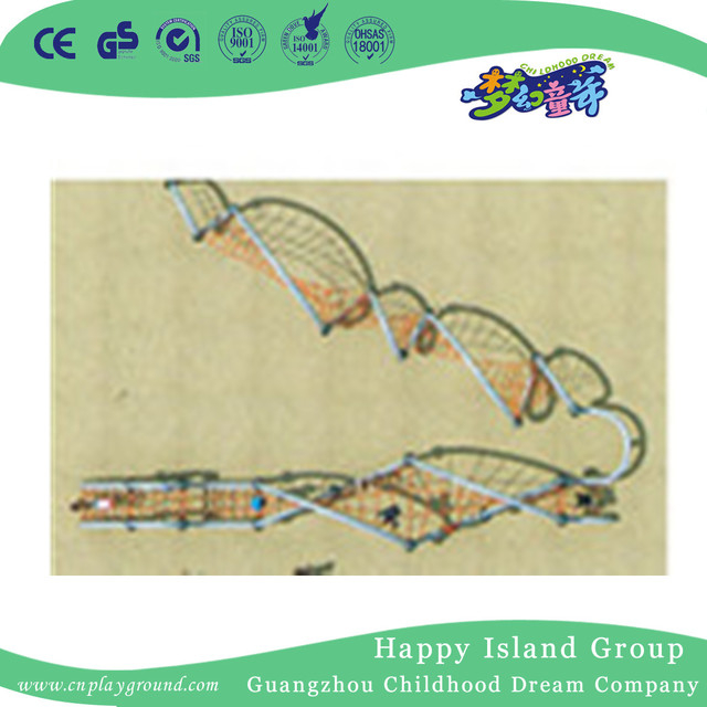 Outdoor Irregular Net Climbing Playground For Children Adventure (HHK-6101)