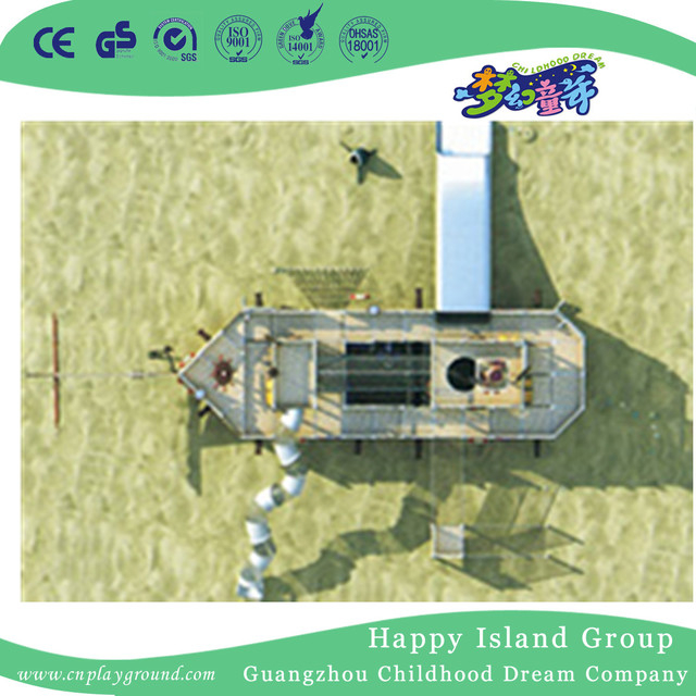 Outdoor Large Wooden Pirate Ship Playground Equipment (HHK-5401)