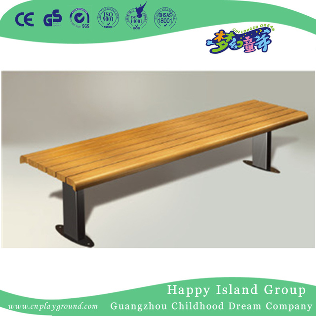 Outdoor Public Wood Leisure Bench Equipment (HHK-14505)