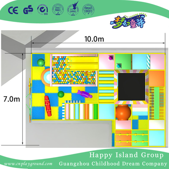 Cartoon Animal Children Small Indoor Playground (JD-hld130423)