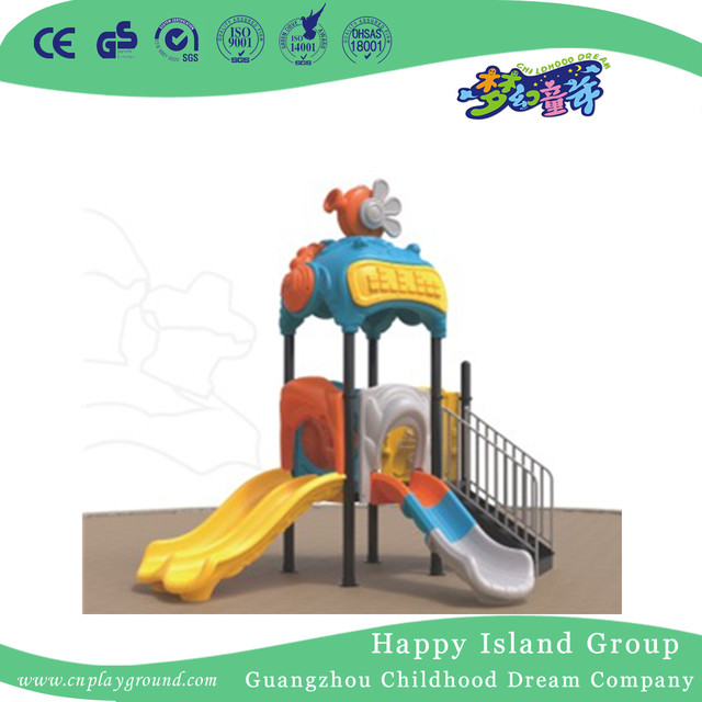 Outdoor Small Plastic Slide Toddler Combination Playground (1912102)