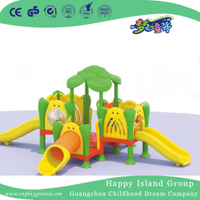 Outdoor Bright Color Children Small Slide Playground (WZY-418B))