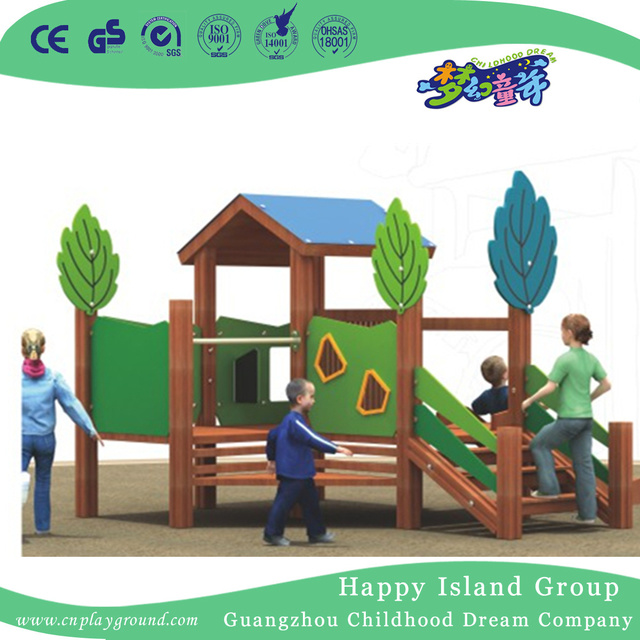 Outdoor Middle PE Board Combination Slide Toddler Playground (1920201)