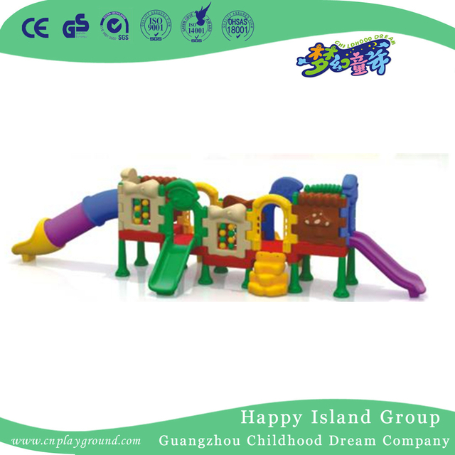 Indoor Plastic Small Combination Slide Playground Equipment (WZY-473-42)