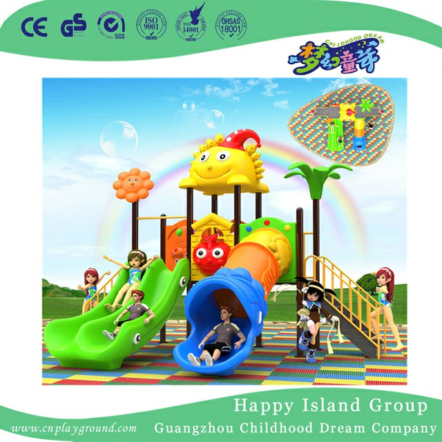 Community Adventure Cartoon Slide Children Playground (BBE-B27)
