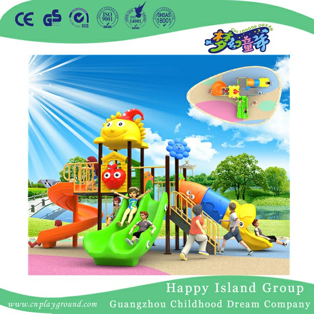 Outdoor Cartoon Various Slide Children Playground (BBE-B16)
