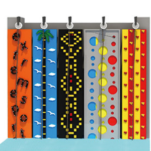 Play climbing equipment with six panels(HLD-10303)