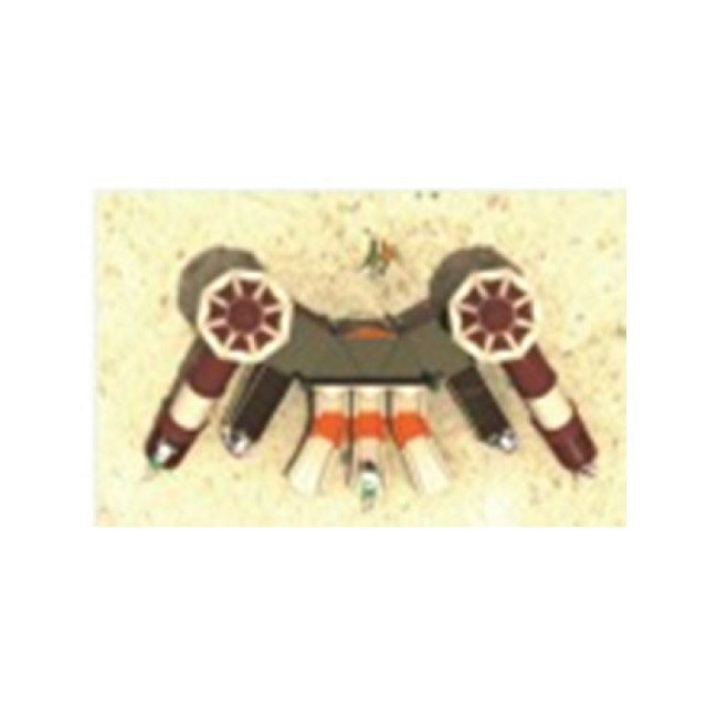 Outdoor Toddler Plastic Slide Castle Playground (ML-2005901)